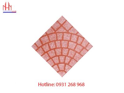 Terrazzo Propeller Red Pavement Tiles